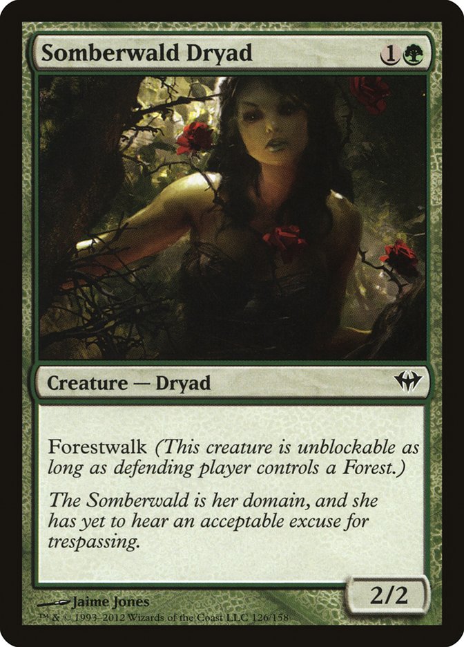 Somberwald Dryad [Dark Ascension] | Card Merchant Takapuna