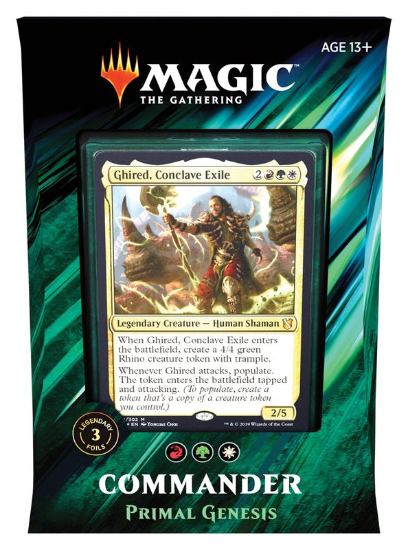Commander 2019 deck - primal genesis | Card Merchant Takapuna
