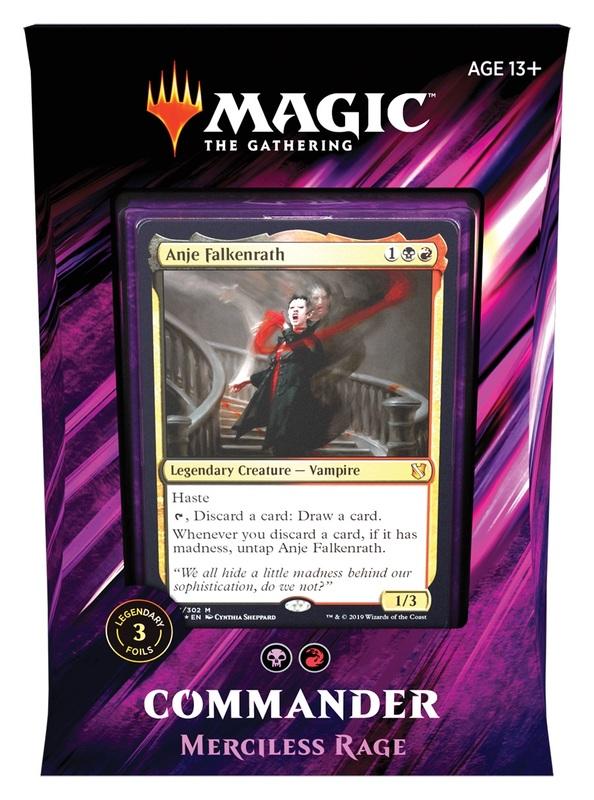 Magic The Gathering: Commander 2019: Merciless Rage | Card Merchant Takapuna
