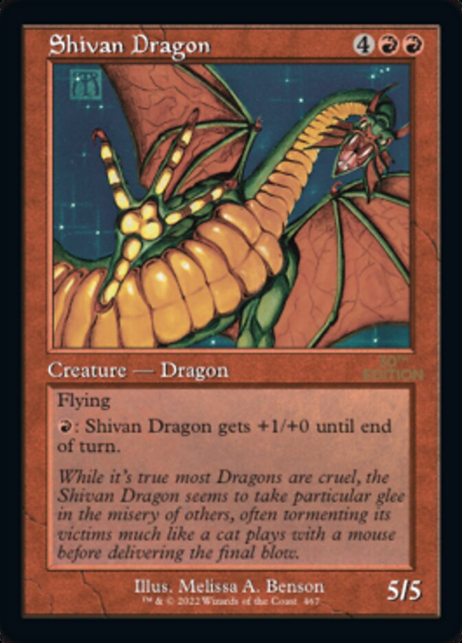 Shivan Dragon (Retro) [30th Anniversary Edition] | Card Merchant Takapuna