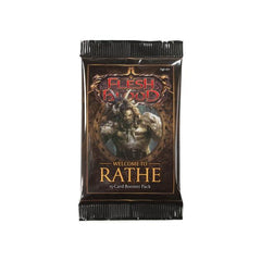 Flesh and Blood: Welcome to Rathe (unlimited) booster pack | Card Merchant Takapuna