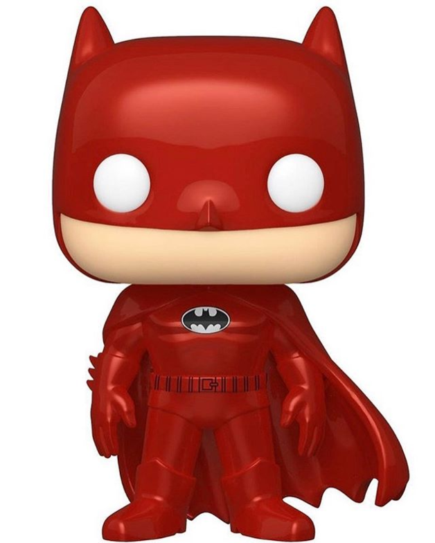 DC Comics 80th Anniversary- Batman (red suit) Pop!144 | Card Merchant Takapuna