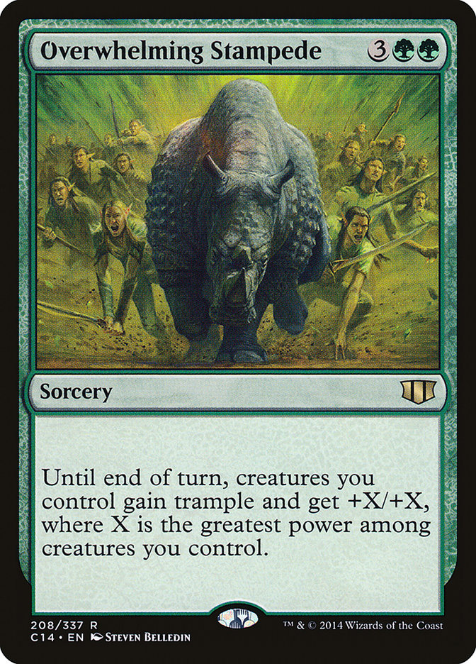 Overwhelming Stampede [Commander 2014] | Card Merchant Takapuna
