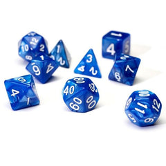 Sirius Dice 7-Die Set - Pearl | Card Merchant Takapuna