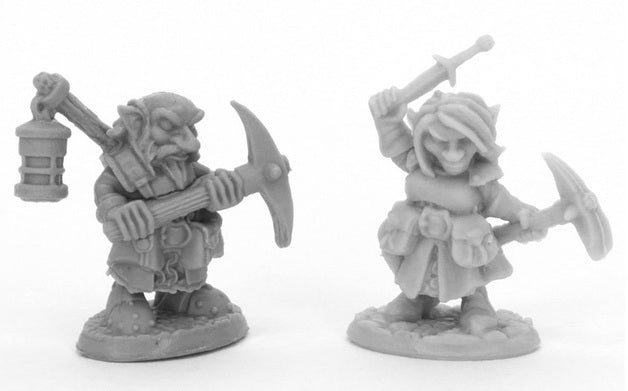 Reaper Bones Black: Deep Gnome Heroes (2) | Card Merchant Takapuna