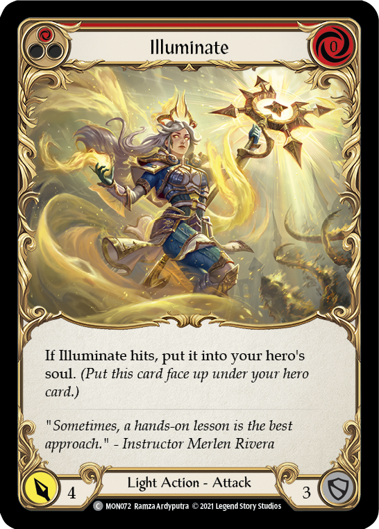 Illuminate (Red) [MON072] (Monarch)  1st Edition Normal | Card Merchant Takapuna