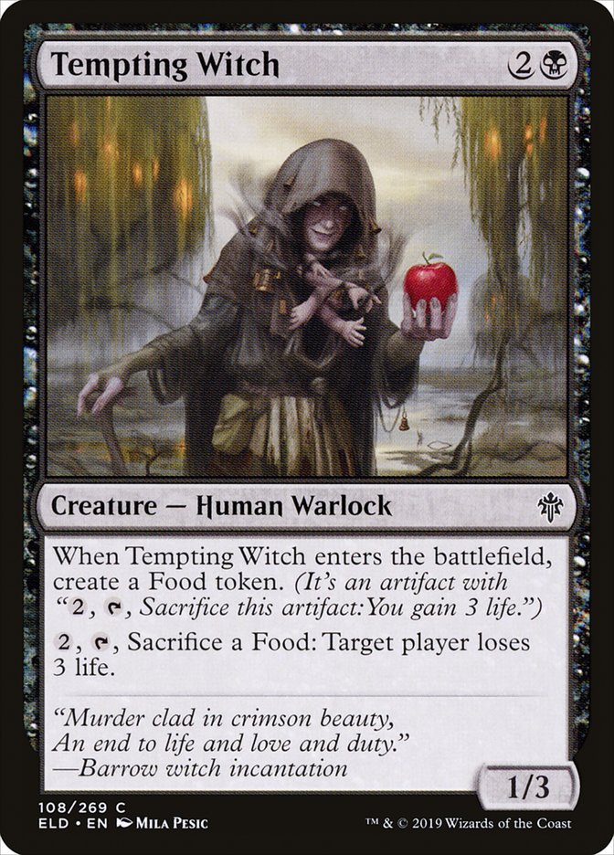 Tempting Witch [Throne of Eldraine] | Card Merchant Takapuna