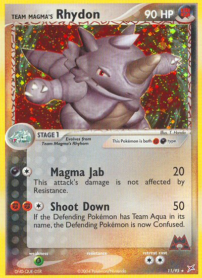 Team Magma's Rhydon (11/95) [EX: Team Magma vs Team Aqua] | Card Merchant Takapuna