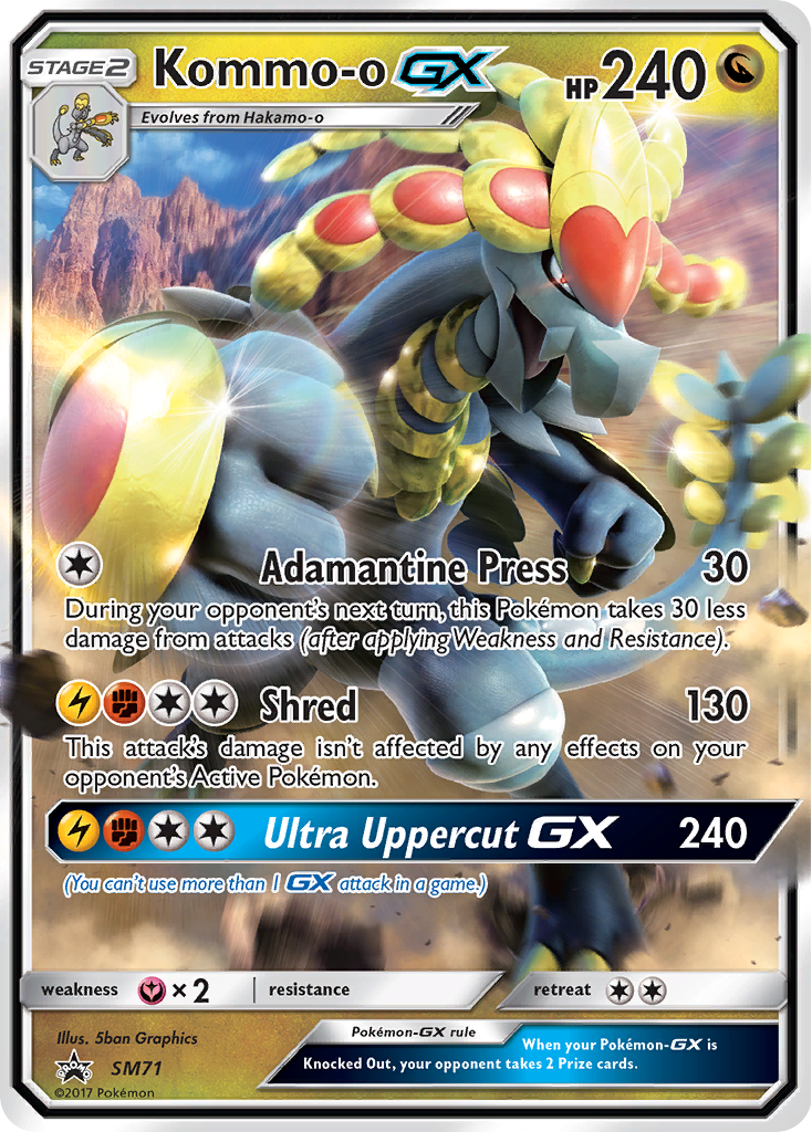 Kommo-o GX (SM71) [Sun & Moon: Black Star Promos] | Card Merchant Takapuna