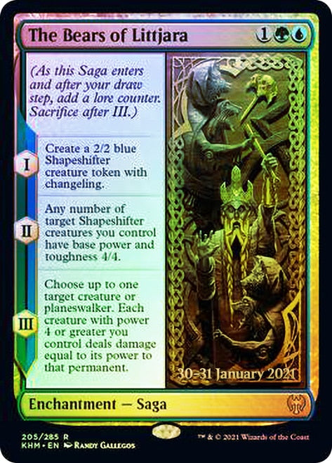 The Bears of Littjara [Kaldheim Prerelease Promos] | Card Merchant Takapuna