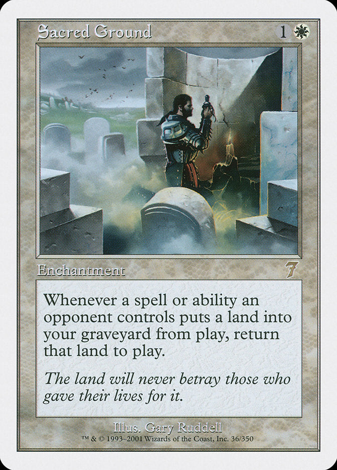 Sacred Ground [Seventh Edition] | Card Merchant Takapuna
