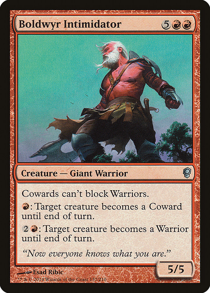Boldwyr Intimidator [Conspiracy] | Card Merchant Takapuna