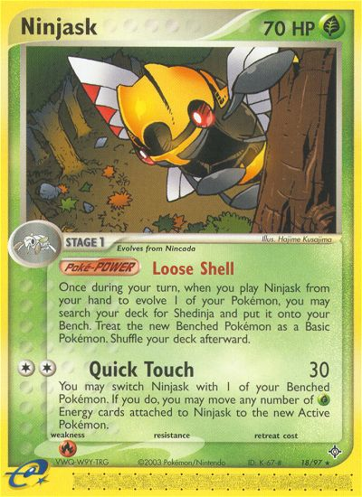 Ninjask (18/97) [EX: Dragon] | Card Merchant Takapuna