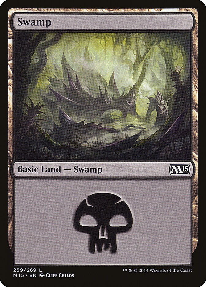 Swamp (259) [Magic 2015] | Card Merchant Takapuna