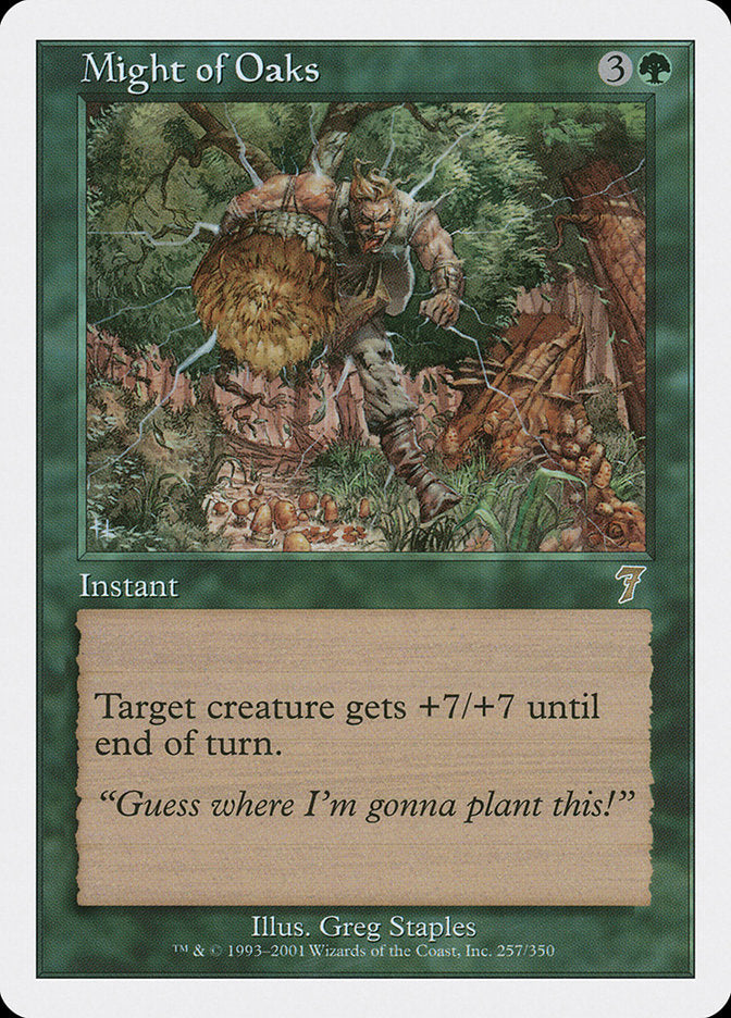 Might of Oaks [Seventh Edition] | Card Merchant Takapuna
