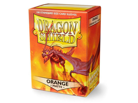Dragonshield Sleeves 100ct Standard - Orange Matte