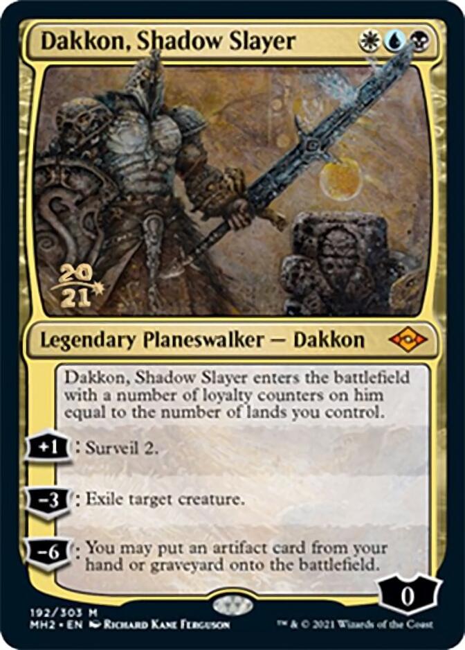 Dakkon, Shadow Slayer [Modern Horizons 2 Prerelease Promos] | Card Merchant Takapuna