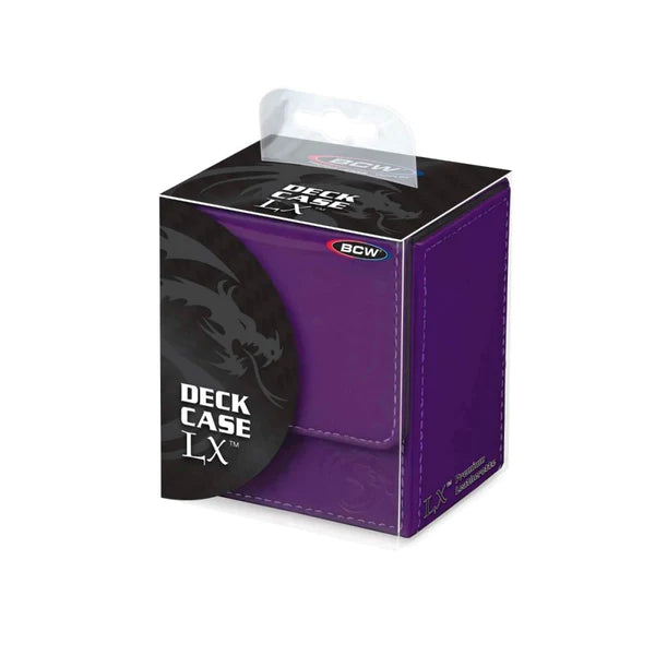 BCW: Deck Case LX - Purple | Card Merchant Takapuna