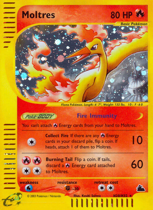 Moltres (H20/H32) [Skyridge] | Card Merchant Takapuna