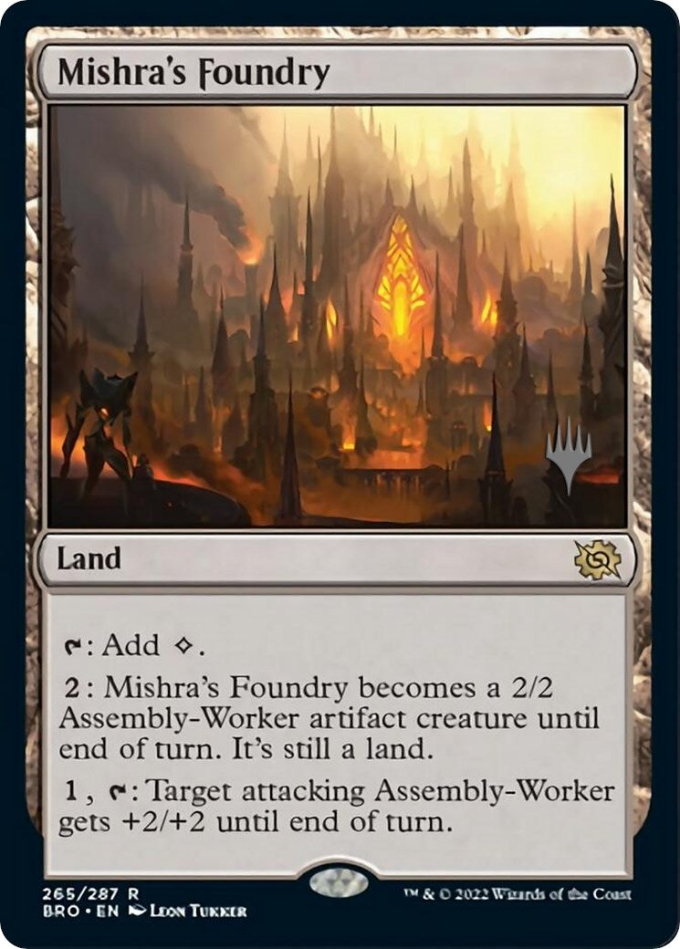 Mishra's Foundry (Promo Pack) [The Brothers' War Promos] | Card Merchant Takapuna