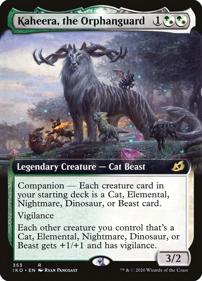 Kaheera, the Orphanguard (Extended Art) [Ikoria: Lair of Behemoths] | Card Merchant Takapuna