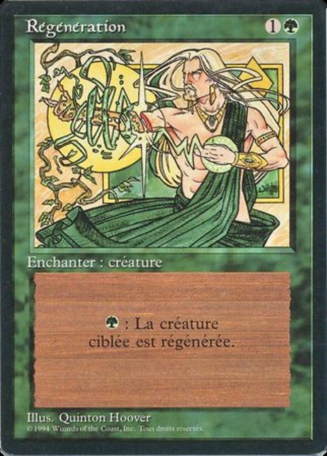 Regeneration [Foreign Black Border] | Card Merchant Takapuna