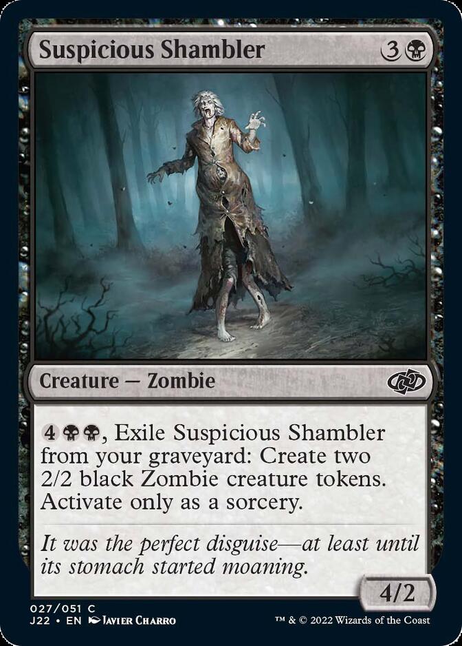 Suspicious Shambler [Jumpstart 2022] | Card Merchant Takapuna