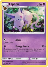 Espeon (89/214) (Cosmos Holo) (Blister Exclusive) [Sun & Moon: Lost Thunder] | Card Merchant Takapuna