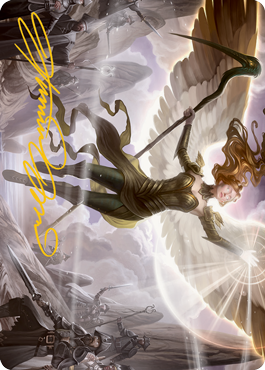 Sigarda's Splendor Art Card (Gold-Stamped Signature) [Innistrad: Midnight Hunt Art Series] | Card Merchant Takapuna