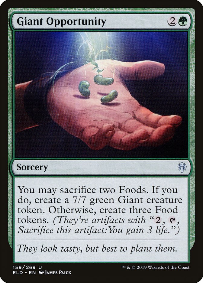 Giant Opportunity [Throne of Eldraine] | Card Merchant Takapuna