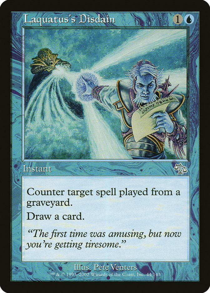 Laquatus's Disdain [Judgment] | Card Merchant Takapuna