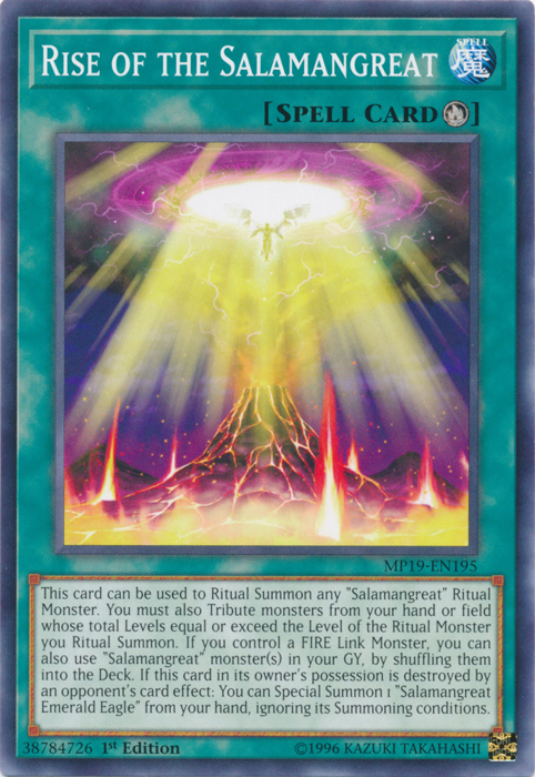 Rise of the Salamangreat [MP19-EN195] Common | Card Merchant Takapuna