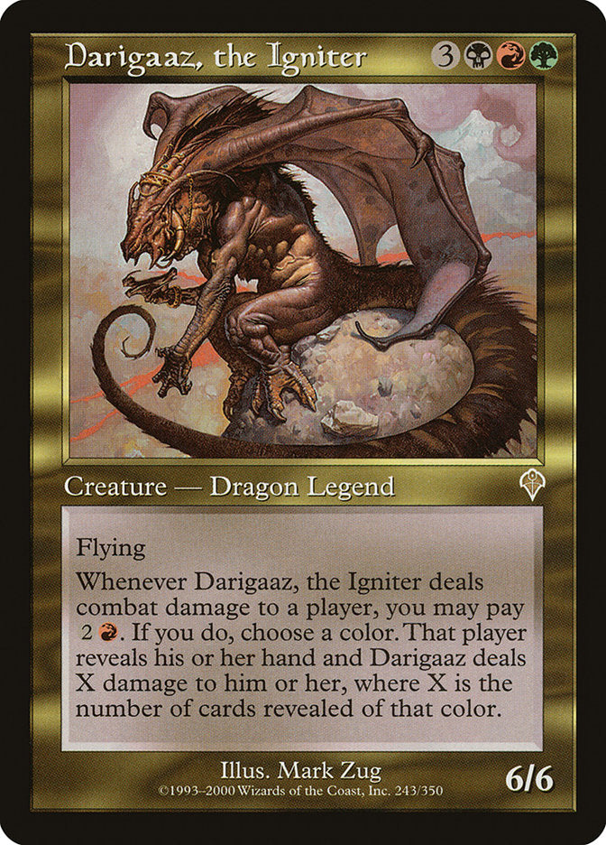 Darigaaz, the Igniter [Invasion] | Card Merchant Takapuna