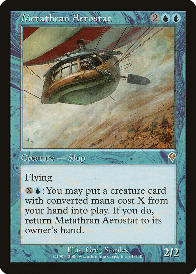Metathran Aerostat [Invasion] | Card Merchant Takapuna