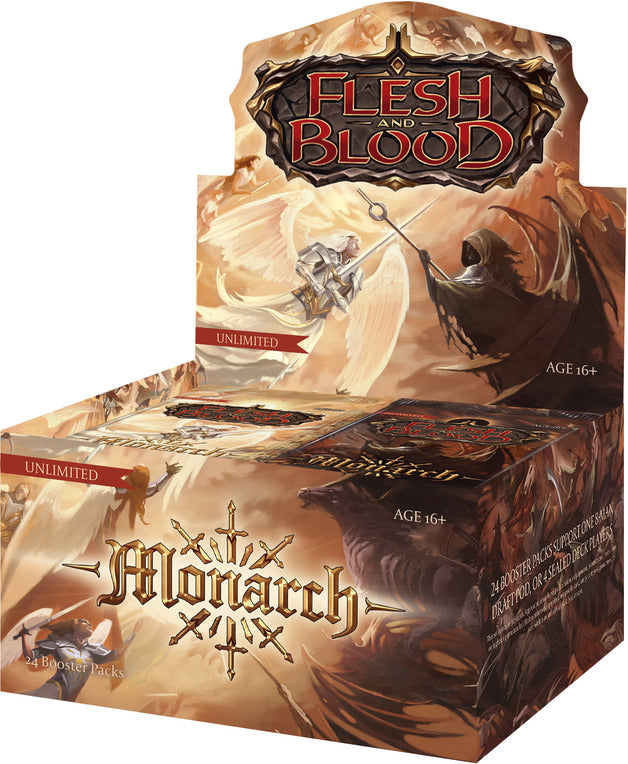 Flesh and Blood: Monarch Booster Box (Unlimited) | Card Merchant Takapuna