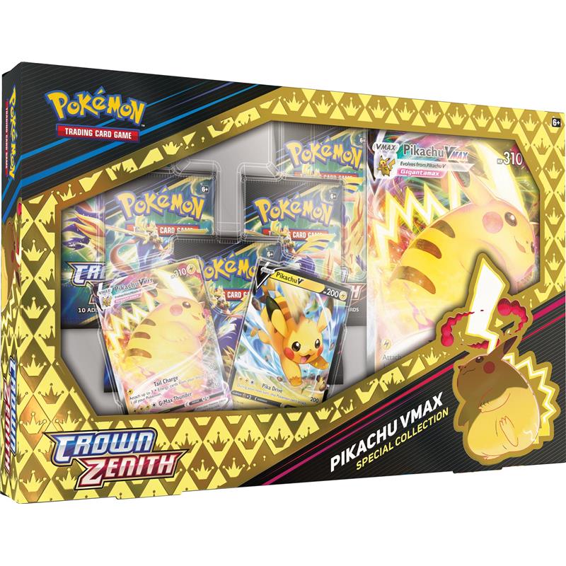 Pokemon TCG: Crown Zenith Pikachu VMAX Box | Card Merchant Takapuna
