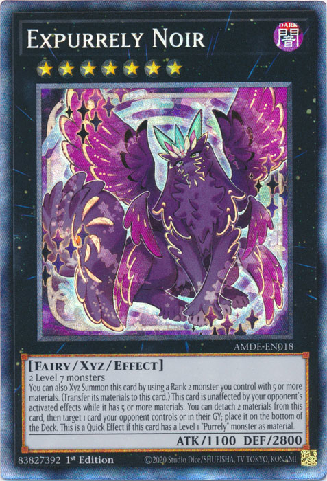 Expurrely Noir [AMDE-EN018] Collector's Rare | Card Merchant Takapuna