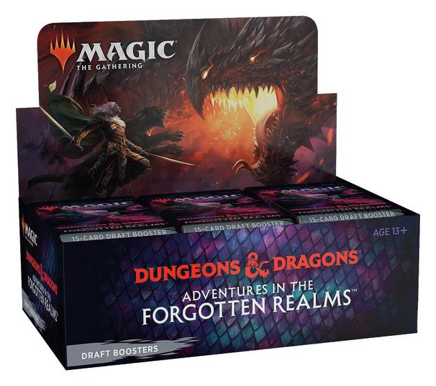 Magic Adventures in the Forgotten Realms Draft Booster Box! | Card Merchant Takapuna