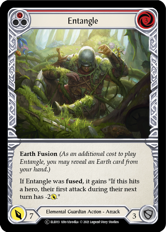 Entangle (Red) [U-ELE013] (Tales of Aria Unlimited)  Unlimited Rainbow Foil | Card Merchant Takapuna