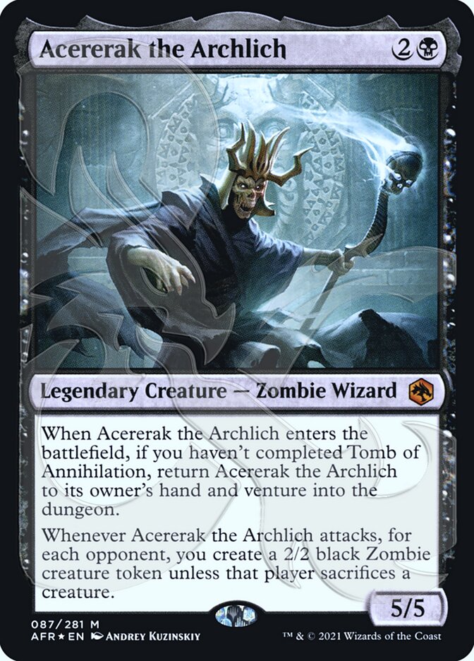 Acererak the Archlich (Ampersand Promo) [Dungeons & Dragons: Adventures in the Forgotten Realms Promos] | Card Merchant Takapuna