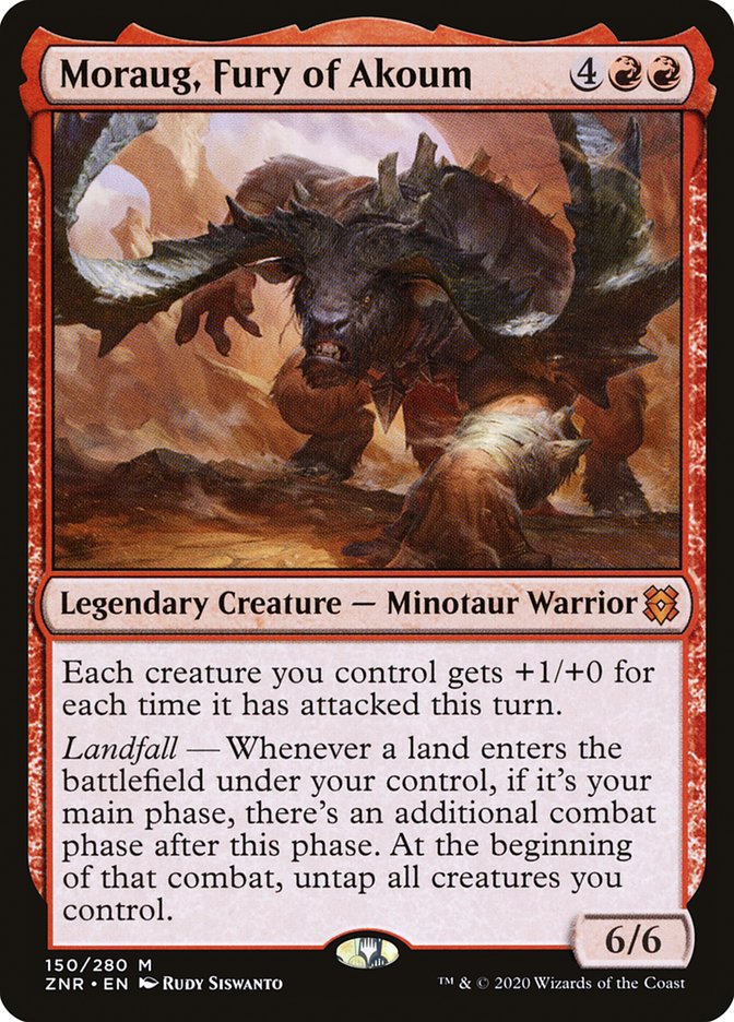 Moraug, Fury of Akoum [Zendikar Rising] | Card Merchant Takapuna