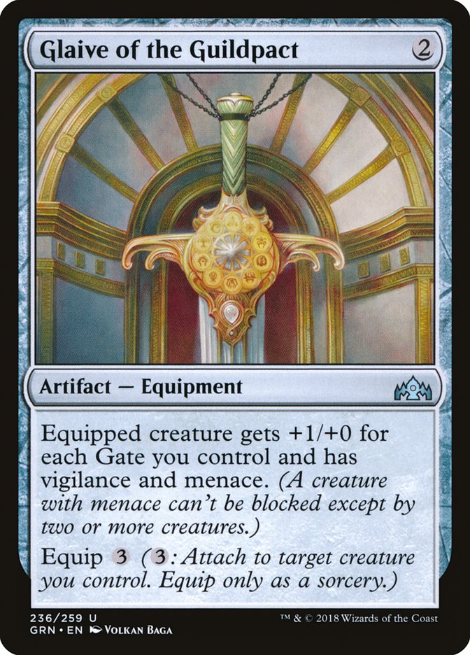 Glaive of the Guildpact [Guilds of Ravnica] | Card Merchant Takapuna