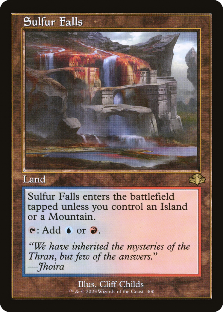 Sulfur Falls (Retro) [Dominaria Remastered] | Card Merchant Takapuna