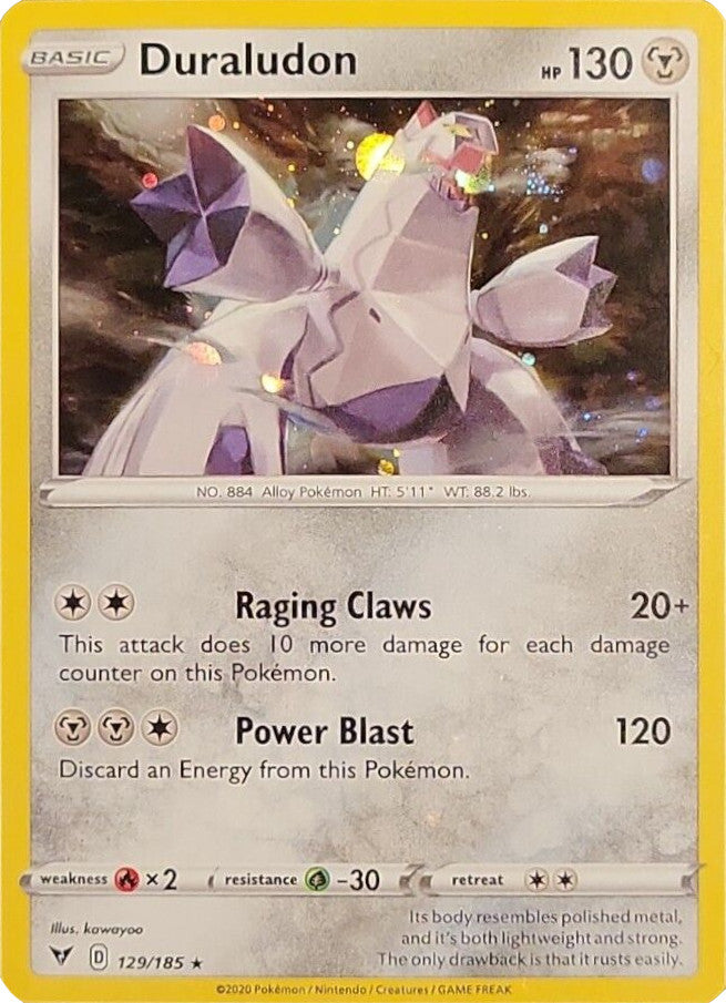 Duraludon (129/185) (Cosmos Holo) [Sword & Shield: Vivid Voltage] | Card Merchant Takapuna