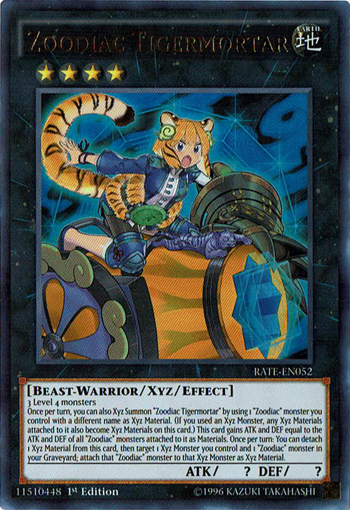 Zoodiac Tigermortar [RATE-EN052] Ultra Rare | Card Merchant Takapuna