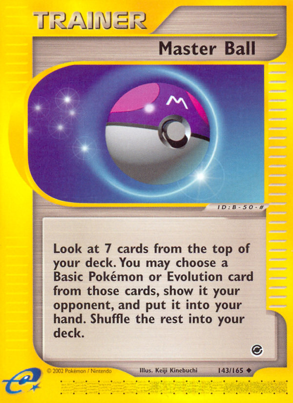 Master Ball (143/165) [Expedition: Base Set] | Card Merchant Takapuna