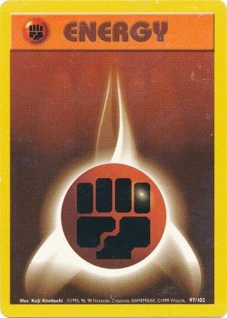 Fighting Energy (97/102) [Base Set Unlimited] | Card Merchant Takapuna