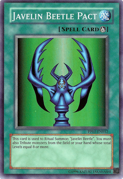Javelin Beetle Pact [PP01-EN012] Super Rare | Card Merchant Takapuna