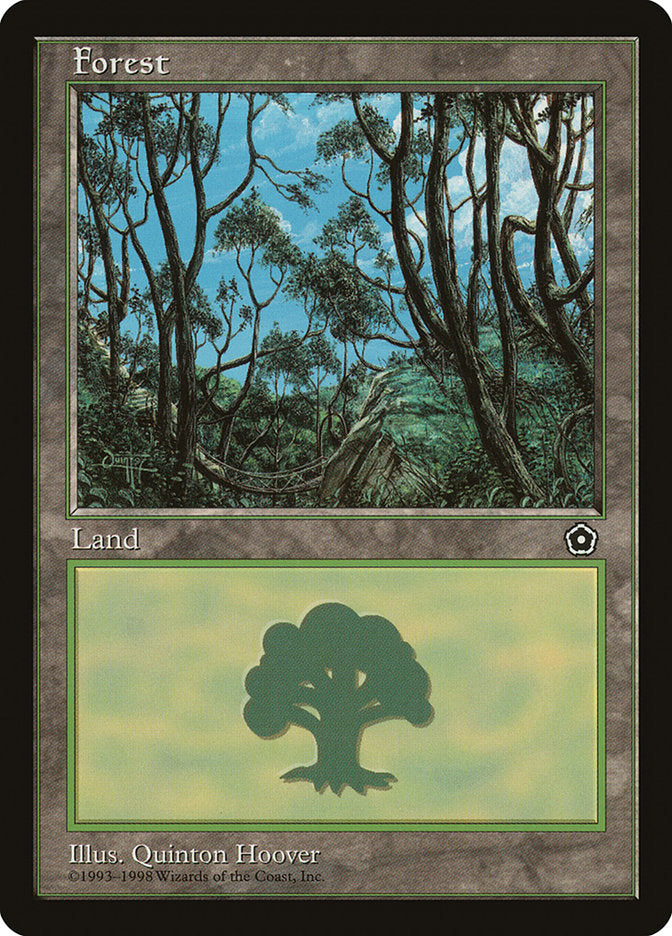 Forest (Signature on Left) [Portal Second Age] | Card Merchant Takapuna