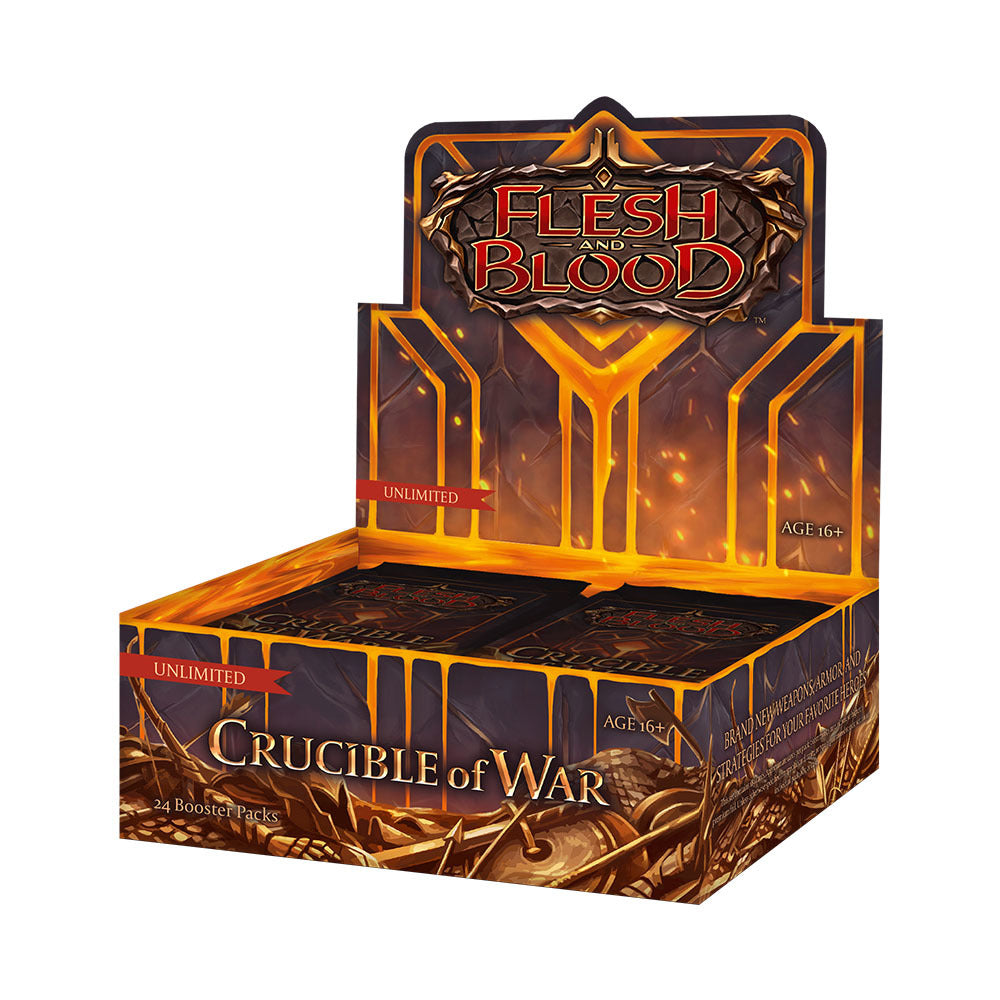 Flesh and Blood: Crucible of War (Unlimited) booster box | Card Merchant Takapuna